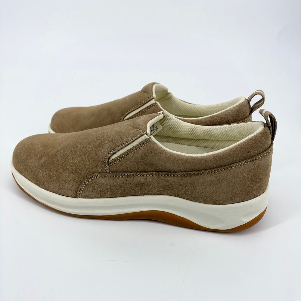 Lands End Womens Comfort Slip On Suede Shoe Loafer Style 22638 Size 9M NEW